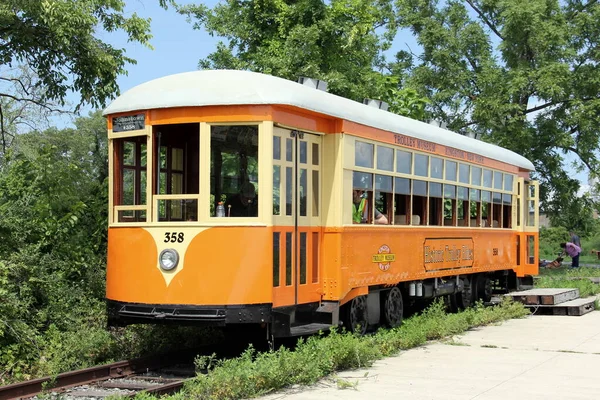 Vintage Diesel Vagn Kingston Point Rail Vid Slutet Linjen Station — Stockfoto