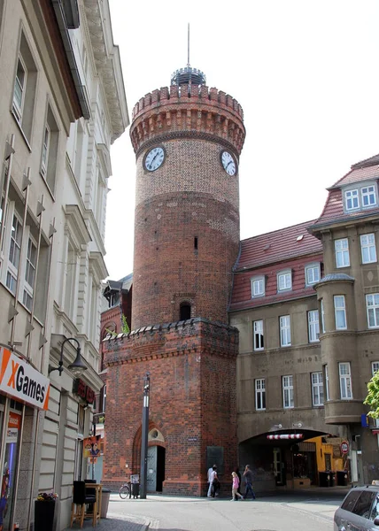 Torre Spremberger Del Siglo Xiii Símbolo Ciudad Formó Puerta Sur — Foto de Stock