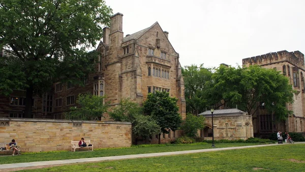 Anne Robert Bass Library Cross Campus Universidade Yale New Haven — Fotografia de Stock