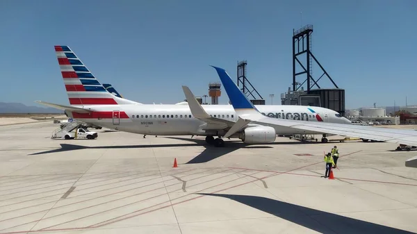 American Airlines Boeing 737-823 Los Cabos Uluslararası Havalimanı, San Jose del Cabo, BCS, Meksika - 30 Nisan 2021