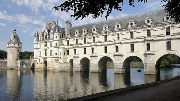 Chateau Chenonceau View Southern Bank Cher River Chenonceaux Indre Loire — Stock Photo, Image