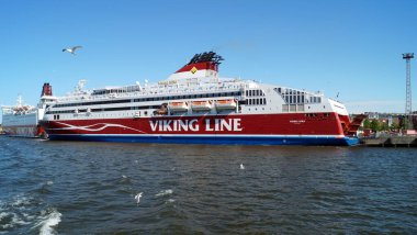VİKA LINE yolcu feribot gemisi Helsinki-Tallinn, Helsinki, Finlandiya - 1 Haziran 2018