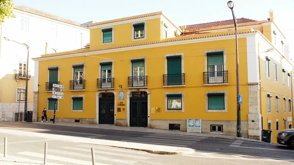 Casa Sao Mamede Hotel Edificio Histórico Escola Politecnica 159 Lisboa — Foto de Stock