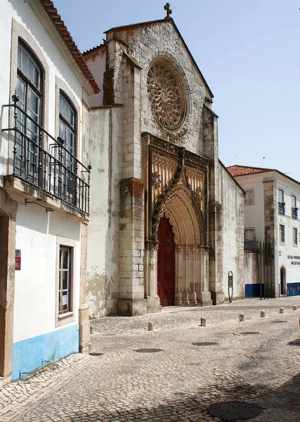 Igreja Graça Construída Entre Séculos Xiv Estilo Gótico Portal Principal — Fotografia de Stock