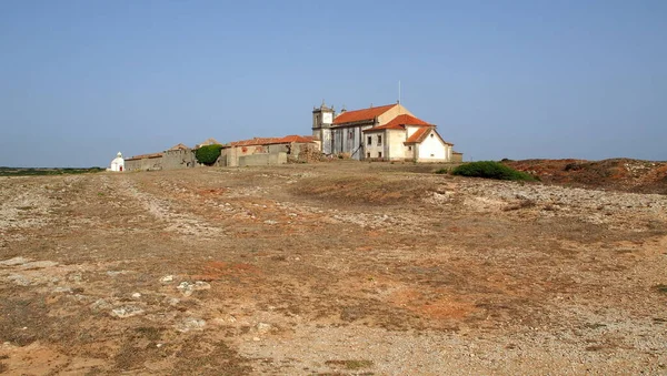 Verlassenes Mittelalterliches Kloster Einer Menschenleeren Trockenen Landschaft Barockkirche Unserer Lieben — Stockfoto