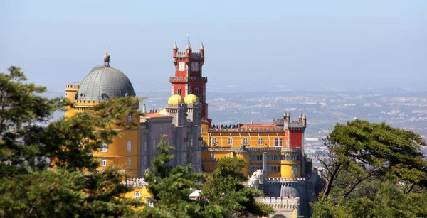 Palácio Nacional Pena Residência Verão Dos Monarcas Portugal Durante Século — Fotografia de Stock