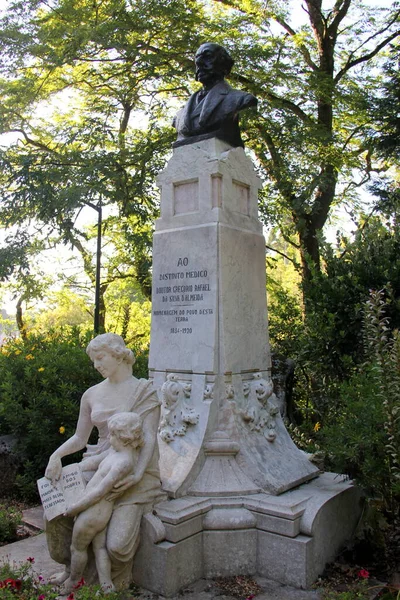 Gregorio Rafael Silva Almeida博士纪念碑 1853 1920年 葡萄牙辛特拉 2021年7月13日 — 图库照片