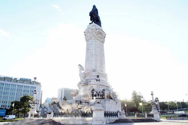 Monument Sebastiao Jose Carvalho Melo 1St Marquis Pombal 1St Count — 스톡 사진