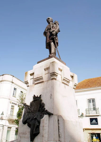 マルケス バンデイラ将軍像 政治家 サンタレム生まれ バンデイラ広場 サンタレム ポルトガル 2021年7月11日 — ストック写真