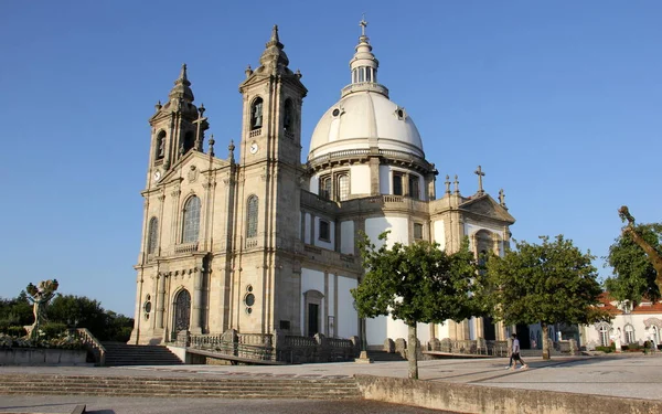 Santuario Nuestra Señora Sameiro Basílica Neoclásica Una Colina Con Vistas —  Fotos de Stock