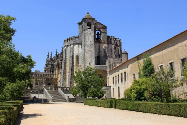 Igreja Redonda Românica Século Xii Convento Cristo Castelo Convento Dos — Fotografia de Stock