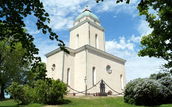 Garrison Church Suomenlinna Fortress Helsinki Фінляндія Червня 2018 — стокове фото