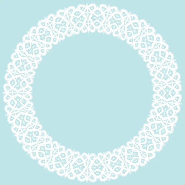 Openwork round frame — Stock Vector