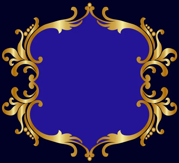 Cadre royal doré — Image vectorielle