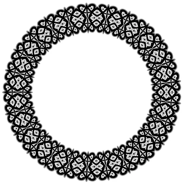 Openwork round frame — Stock Vector