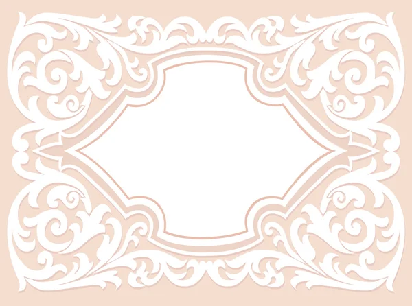 Carte d'invitation Vintage — Image vectorielle