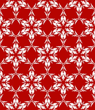 Beyaz kar taneleri desen