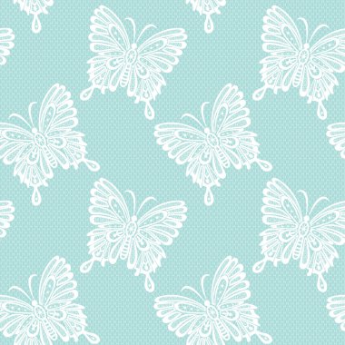 Dantel kelebekler ile