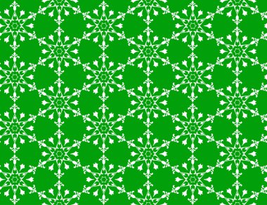 kar taneleri ile desen