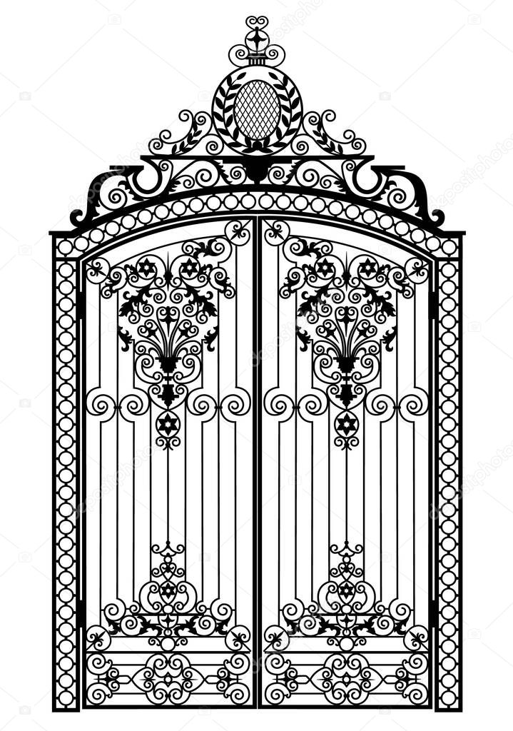 wrought iron gates