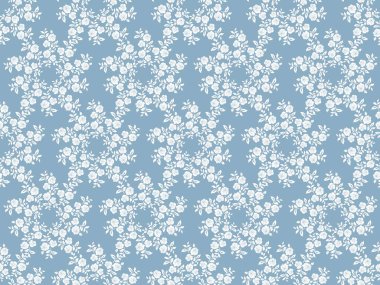 Güllerle dekoratif desen