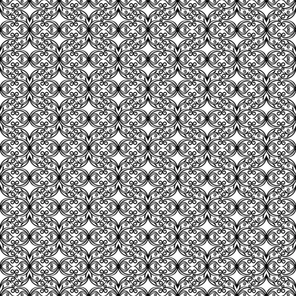 Schwarzes abstraktes Muster — Stockvektor