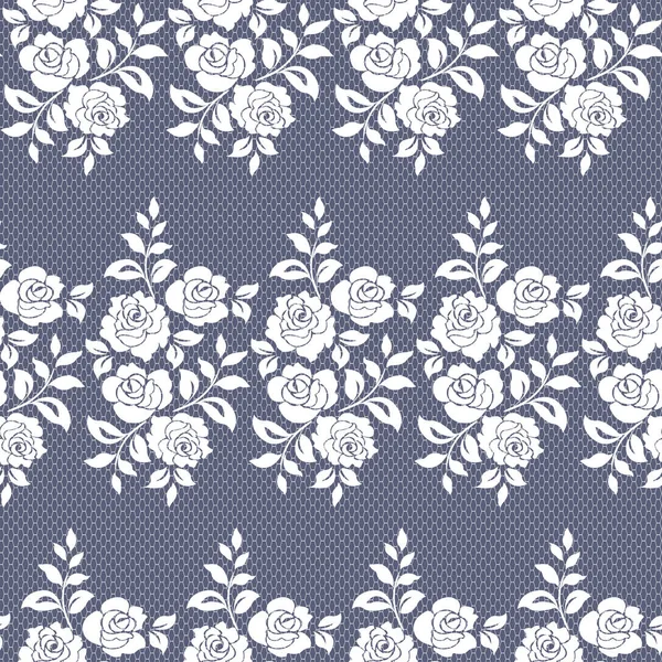 Güllü dantel desen