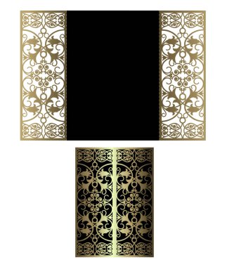 davetiye ya da kapı ile selamlama kartı