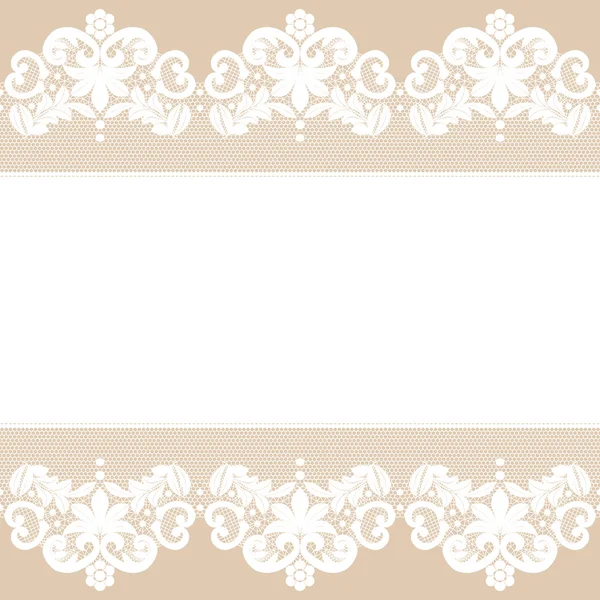 Lace border — Stock Vector