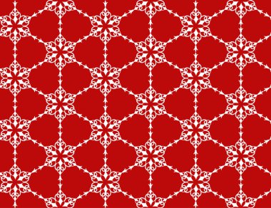 kar taneleri ile desen