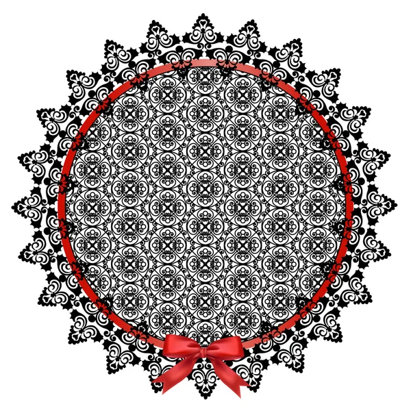 Черное кружево — стоковый вектор