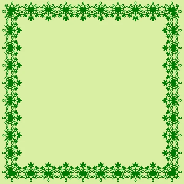 Grüner Rahmen — Stockvektor