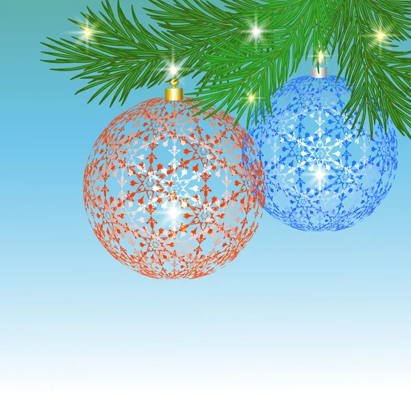 Christmas decorations — Stock Vector