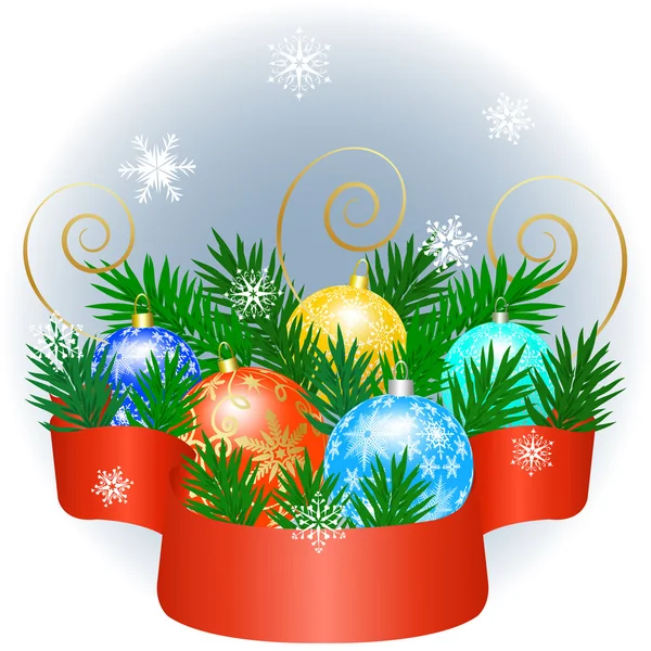 Karácsonyi dekorációk — Stock Vector