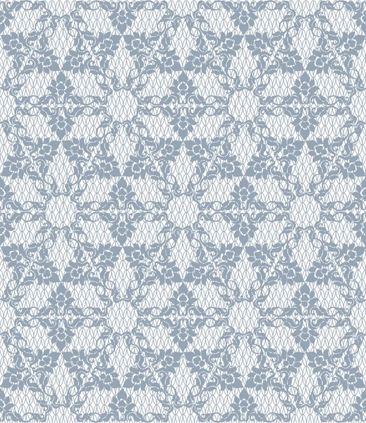 Gray lace pattern — Stock Vector