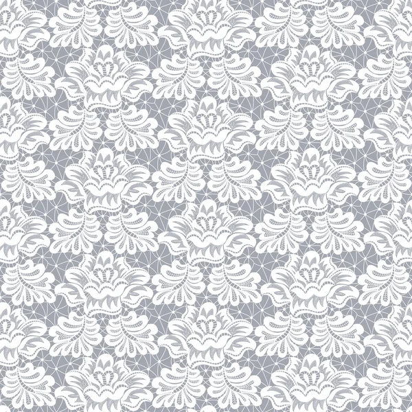 Motif de dentelle florale — Image vectorielle