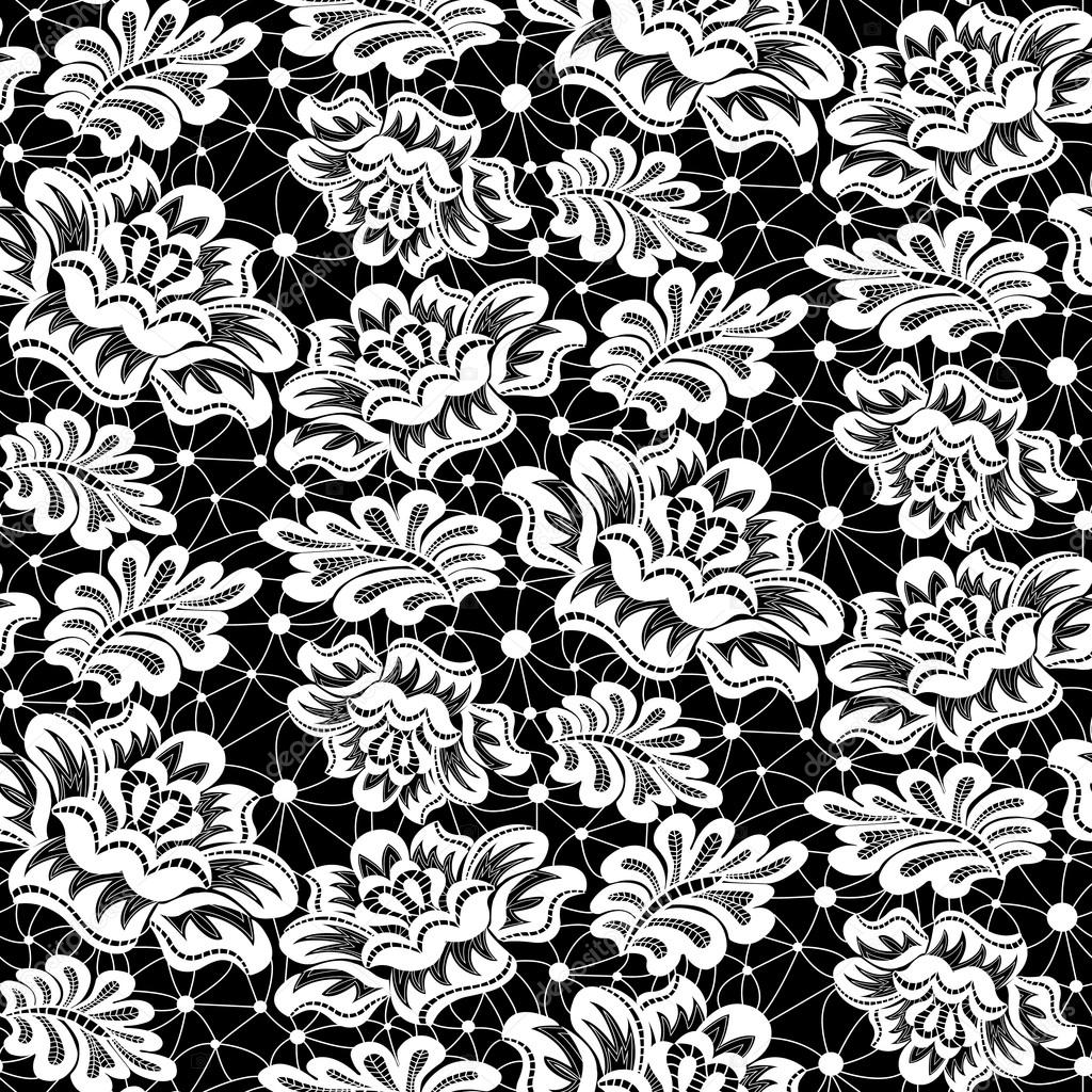 Floral lace pattern