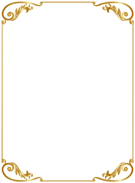 Marco dorado — Vector de stock #68881551 — Depositphotos