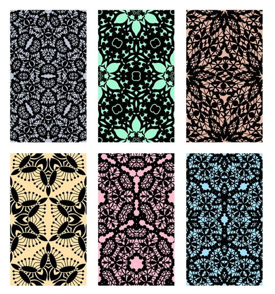 Set of lace — Stock Vector