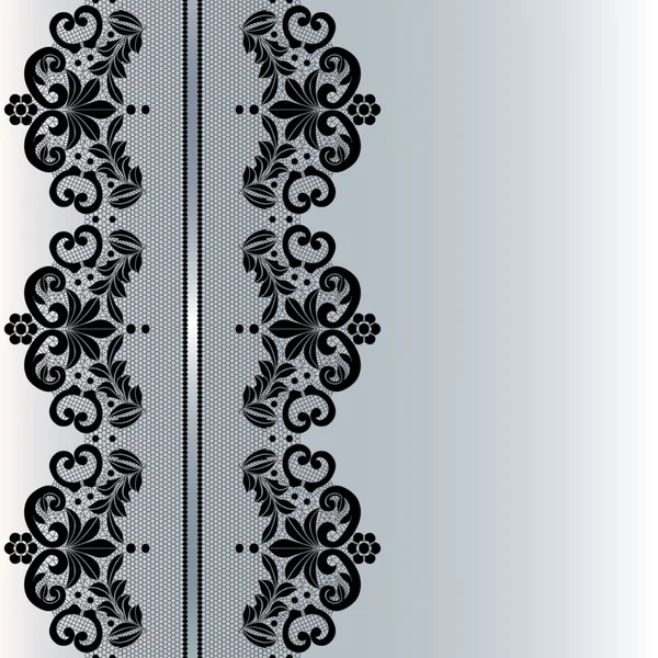 Motif de dentelle florale — Image vectorielle