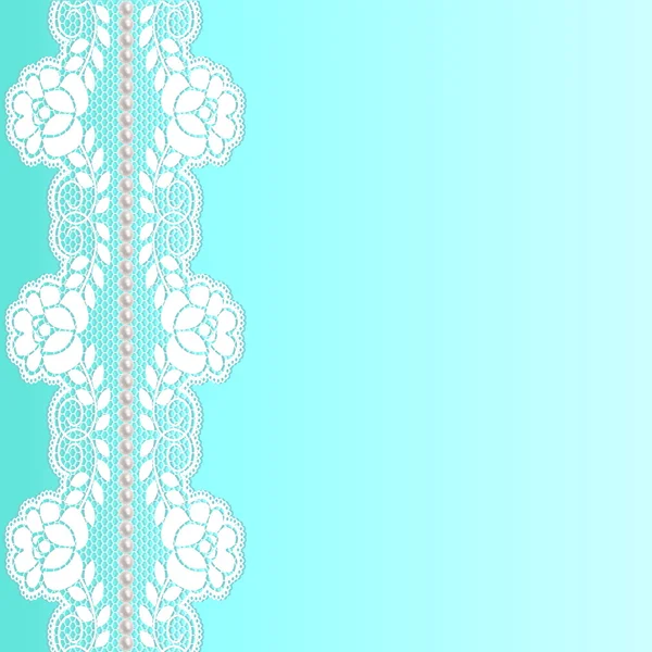 Lace border — Stock Vector