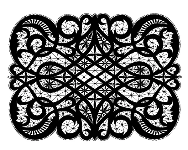 Lace doily — Stock Vector