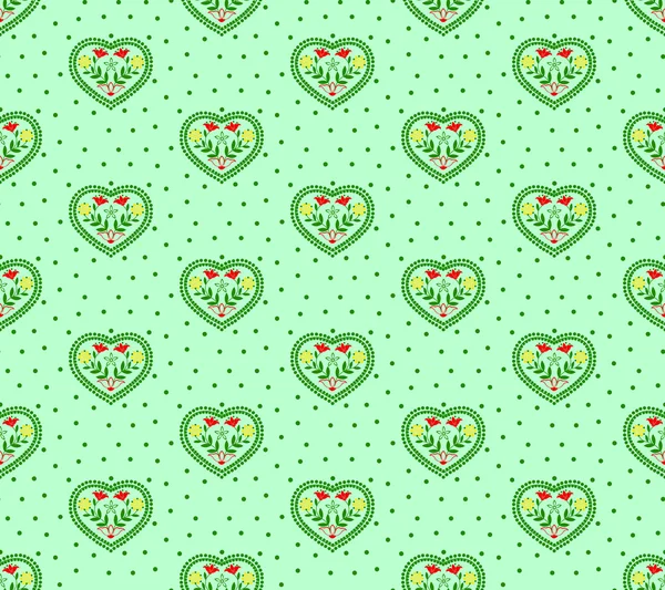 Pattern with hearts — Stock Vector