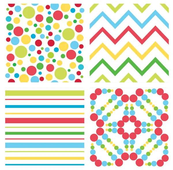 Children colorful pattern — Stock Vector