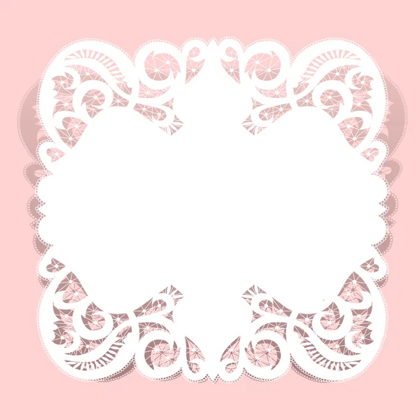 Papier dentelle napperon — Image vectorielle