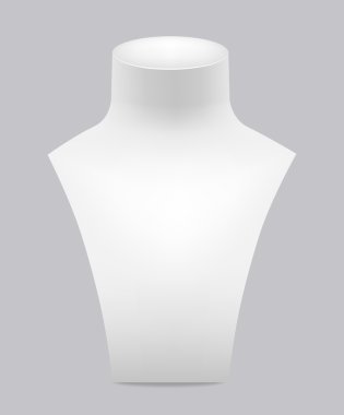 Beyaz takı için kukla