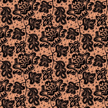 Çiçeksel dantel deseni