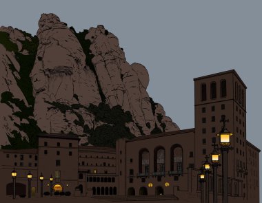 Resimde Montserrat Monastery