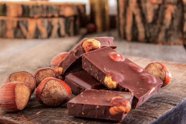 Çikolatalı fındık — Stok fotoğraf