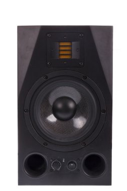 ses hoparlör, üzerinde beyaz izole